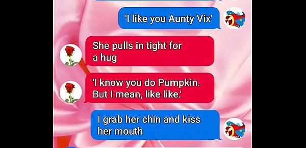  Aunty Vix and Pumpkin sext roleplay part one